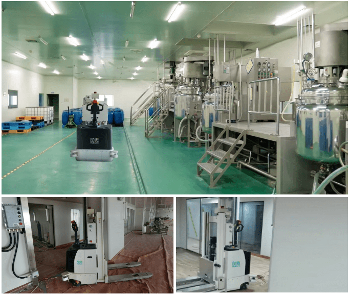 勱微機(jī)器人防爆型無人叉車 引領(lǐng)制藥行業(yè)智能化升級